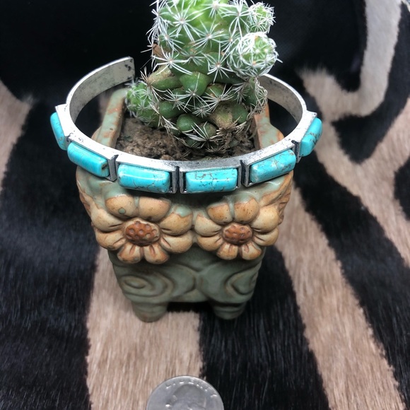 💠 Natural Stone Cuff Bracelet Fashion Jewelry - Picture 4 of 10